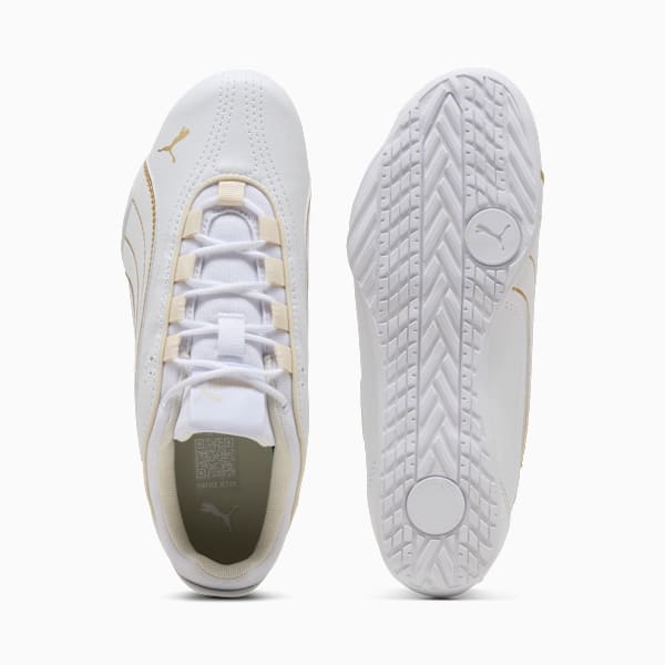 Sneakers Catch Soleil Femme, PUMA White-PUMA Gold, extralarge