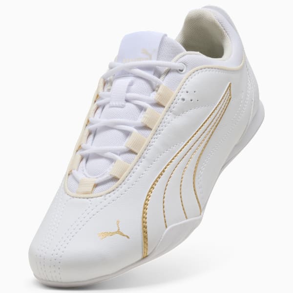 Catch Soleil Sneakers Women, PUMA White-PUMA Gold, extralarge