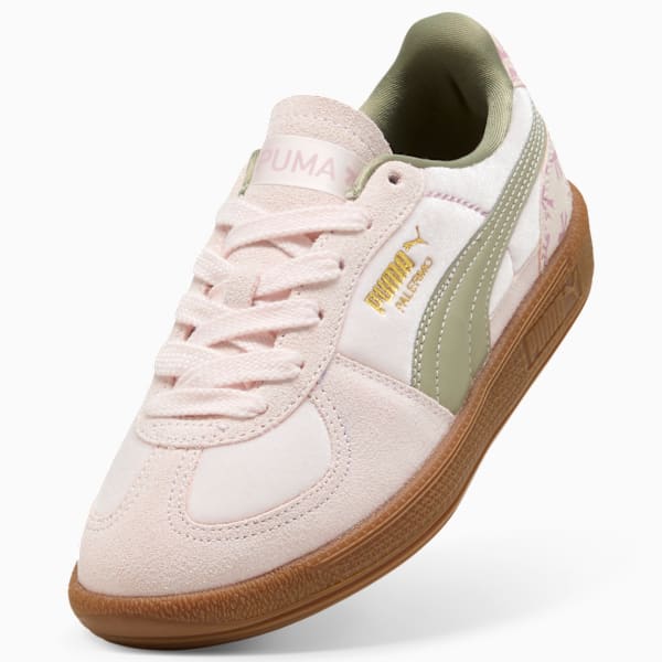 Bowtique Palermo Sneakers Youth, Jasmine Flower-Lux Army, extralarge