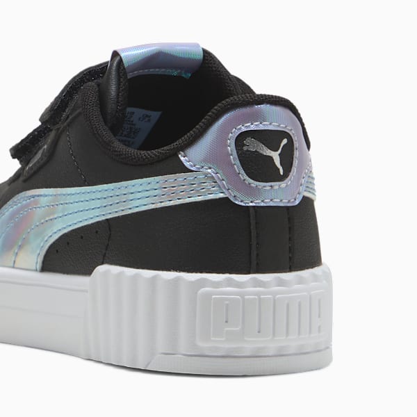 Tenis Carina 3.0 Space Belle para niñas, PUMA Black-Cool Blue, extralarge