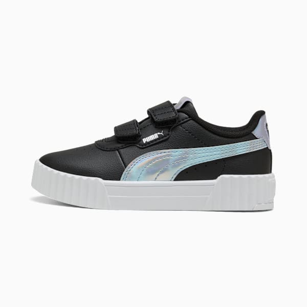Tenis Carina 3.0 Space Belle para niñas, PUMA Black-Cool Blue, extralarge
