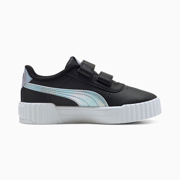 Tenis Carina 3.0 Space Belle para niñas, PUMA Black-Cool Blue, extralarge