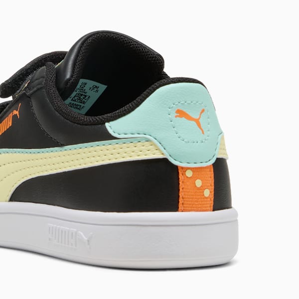Smash 3.0 Playdate Little Kids' Easy On Sneakers, PUMA Black-Gold Moon, extralarge