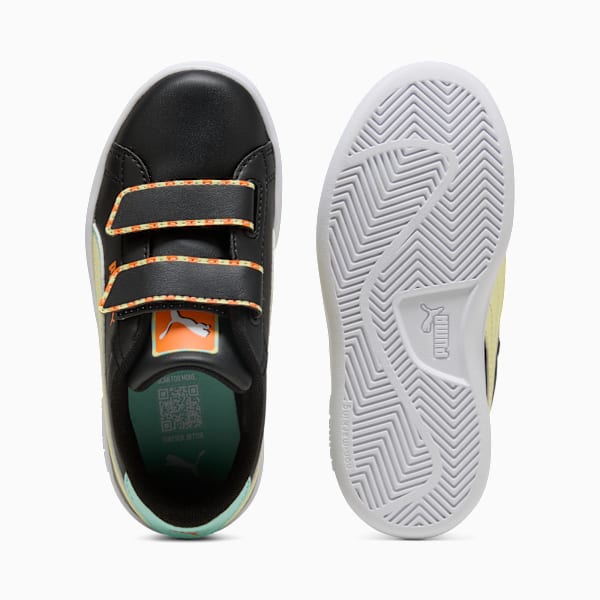 Smash 3.0 Playdate Little Kids' Easy On Sneakers, PUMA Black-Gold Moon, extralarge