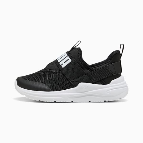Soft Wired 2 SLIPTECH Sneakers Kids, PUMA Black-PUMA White, extralarge-GBR