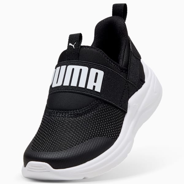 Soft Wired 2 SLIPTECH Sneakers Kids, PUMA Black-PUMA White, extralarge-GBR