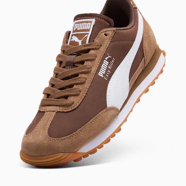 Easy Rider SN Big Kids' Sneakers, Haute Coffee-PUMA White-Espresso Brown, extralarge