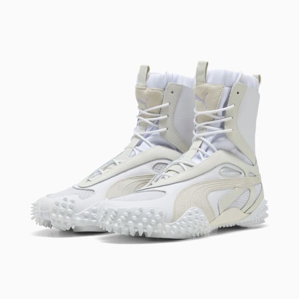 Tenis Mostro Mid para mujer, PUMA White-Alpine Snow, extralarge