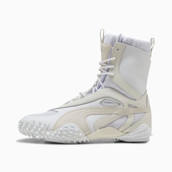 Tenis Mostro Mid para mujer, PUMA White-Alpine Snow, extralarge