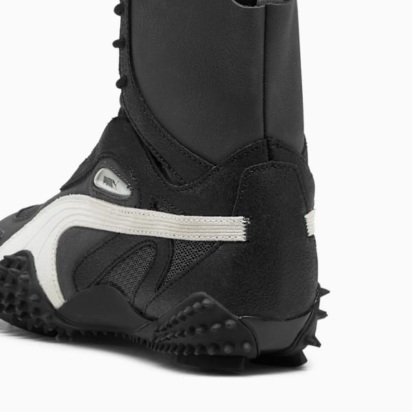 Tenis Mostro Mid para mujer, PUMA Black-PUMA White, extralarge