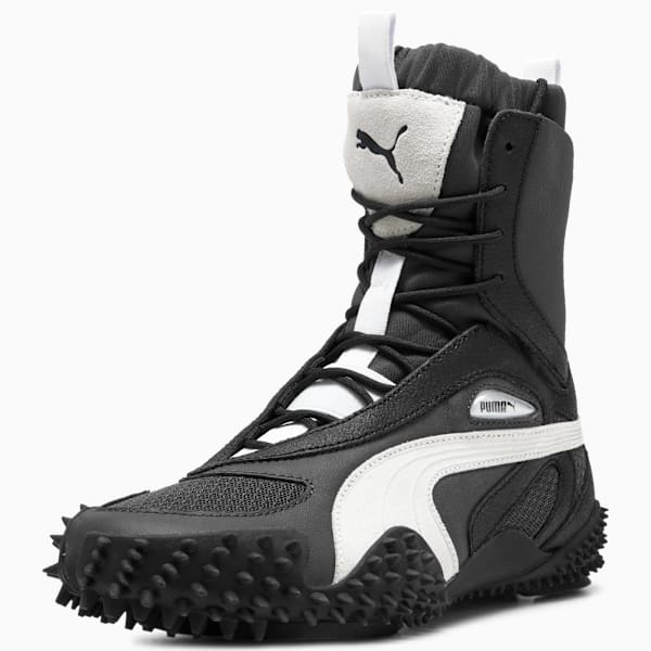 Tenis Mostro Mid para mujer, PUMA Black-PUMA White, extralarge