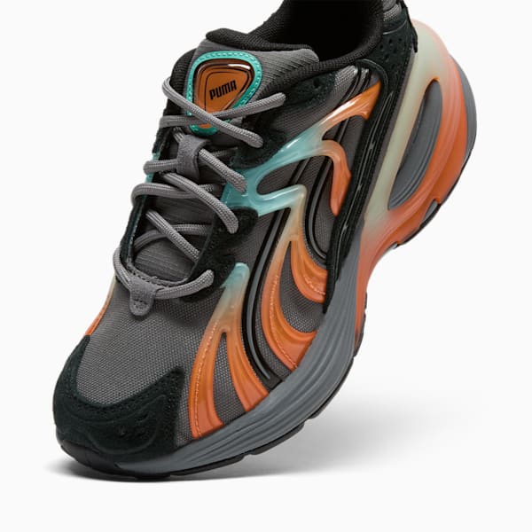 Tenis para niños grandes Inverse Fission, Cool Dark Gray-Aquatic-PUMA Black, extralarge