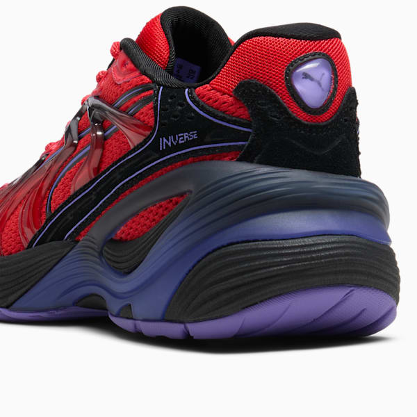 Inverse Rev Big Kids' Sneakers, PUMA Red-Dark Amethyst-PUMA Black, extralarge