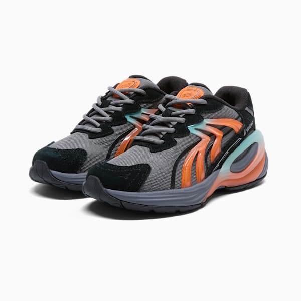 Tenis para niños pequeños Inverse Fission, Cool Dark Gray-Aquatic-PUMA Black, extralarge