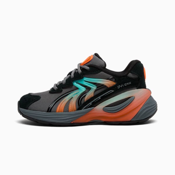 Tenis para niños pequeños Inverse Fission, Cool Dark Gray-Aquatic-PUMA Black, extralarge