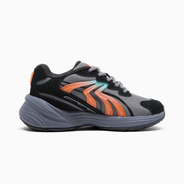 Tenis para niños pequeños Inverse Fission, Cool Dark Gray-Aquatic-PUMA Black, extralarge
