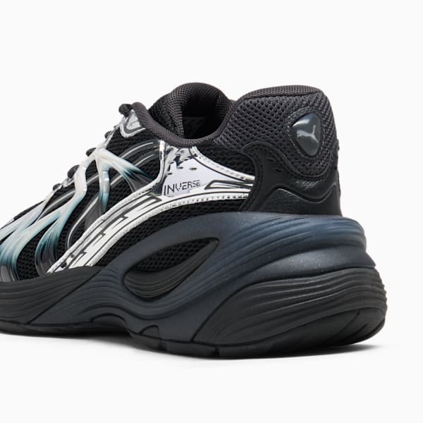 Tenis Inverse Dimension, PUMA Black-Flat Dark Gray-PUMA Silver, extralarge