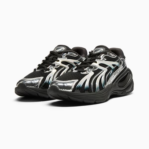 Tenis Inverse Dimension, PUMA Black-Flat Dark Gray-PUMA Silver, extralarge