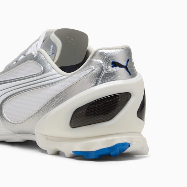V-S1 Metallic Sneakers Unisex, PUMA White-PUMA Silver, extralarge