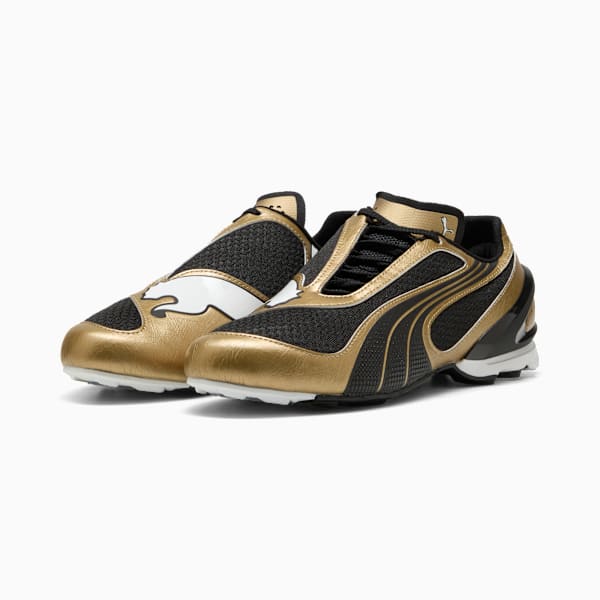 Tenis V-S1 Metallic, PUMA Gold-PUMA Black, extralarge