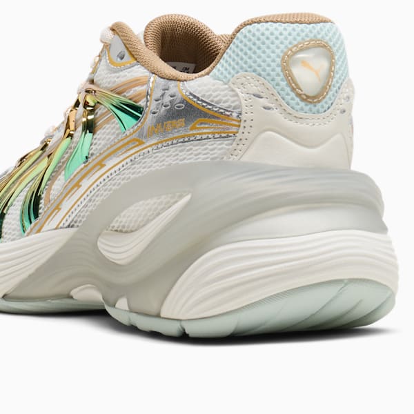 Tenis Inverse Shimmer para mujer, Warm White-Archive Gold, extralarge