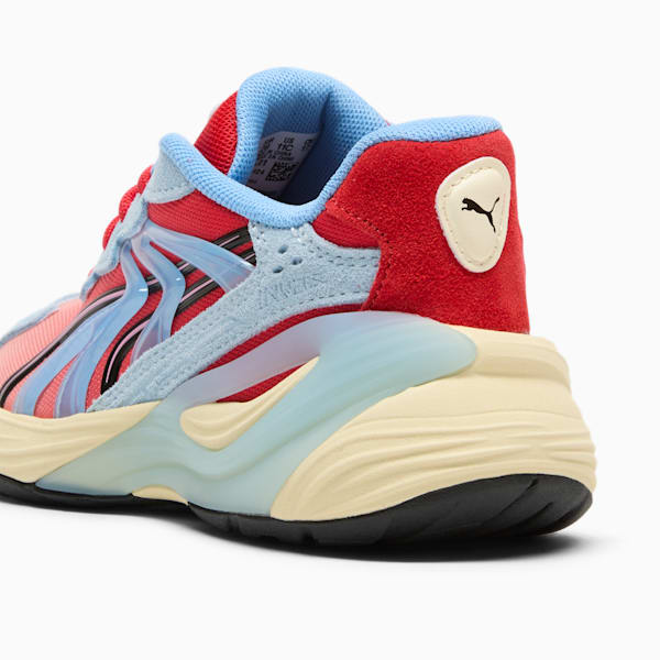 Tenis Inverse Unfiltered para niños pequeños, Creamy Vanilla-For All Time Red-Team Light Blue, extralarge
