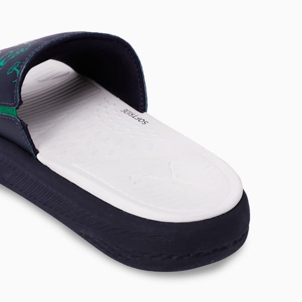 SoftrideSlide SUPER Youth Slides, New Navy-Alpine Snow-Archive Green, extralarge-IND