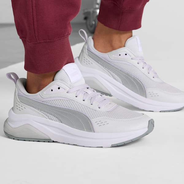 Tenis para muer Retro Amplifier, PUMA White-Cool Mid Gray-Feather Gray-Lilac Frost, extralarge