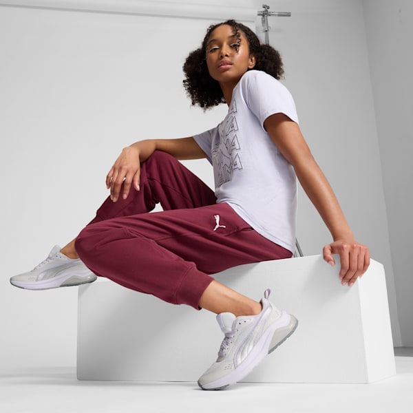 Tenis para muer Retro Amplifier, PUMA White-Cool Mid Gray-Feather Gray-Lilac Frost, extralarge