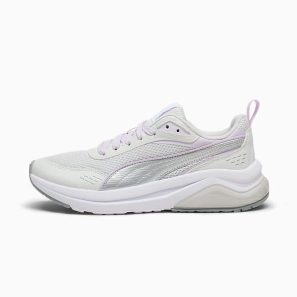 Tenis para muer Retro Amplifier, PUMA White-Cool Mid Gray-Feather Gray-Lilac Frost, extralarge