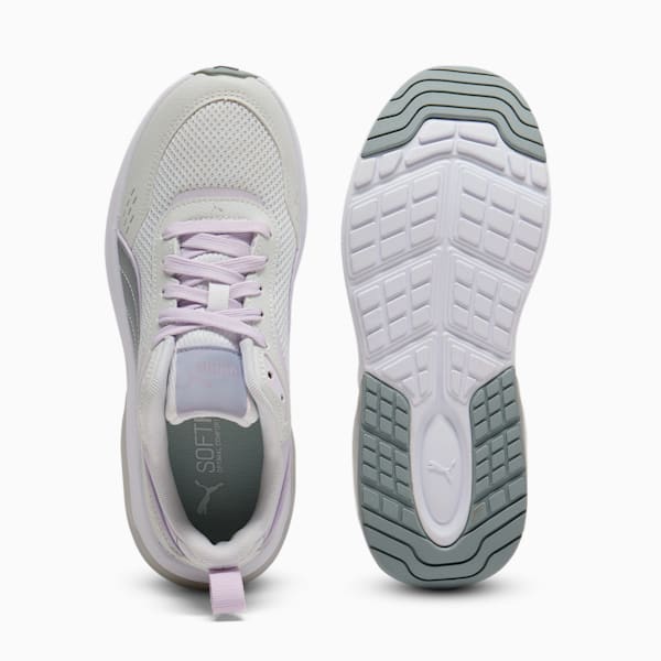 Tenis para muer Retro Amplifier, PUMA White-Cool Mid Gray-Feather Gray-Lilac Frost, extralarge