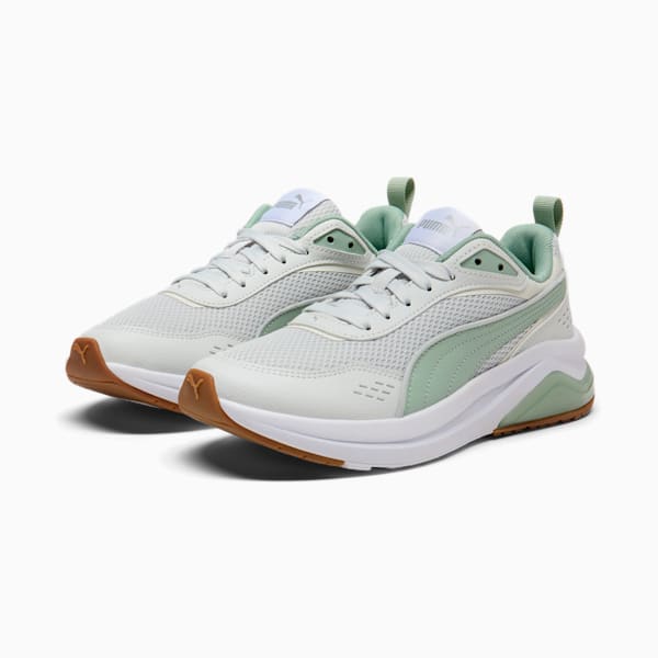Amplifier Retro Women's Sneakers, Feather Gray-Green Fog-Vapor Gray, extralarge