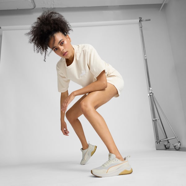 Amplifier Retro Women's Sneakers, Frosted Ivory-PUMA Gold, extralarge