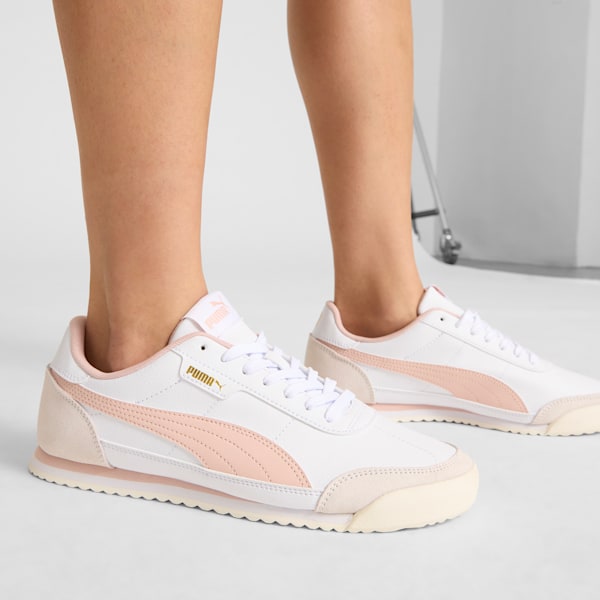 Tenis para mujer Turino II OG, PUMA White-Rose Quartz-Warm White-PUMA Gold, extralarge