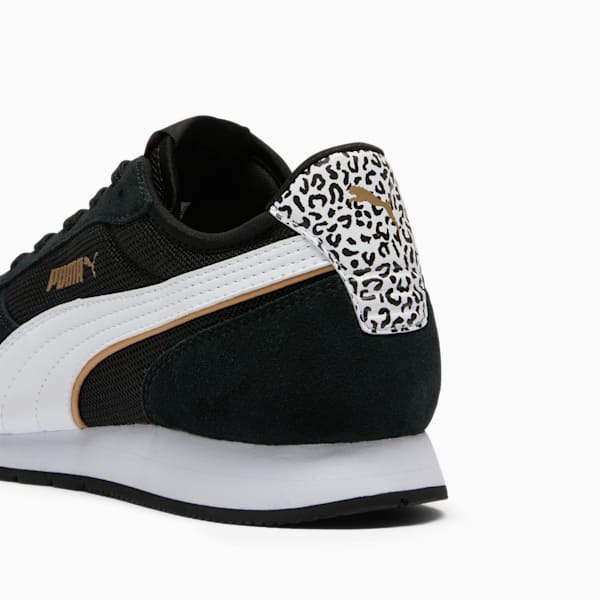 Tenis para mujer ST Miler Leo, PUMA Black-PUMA White, extralarge