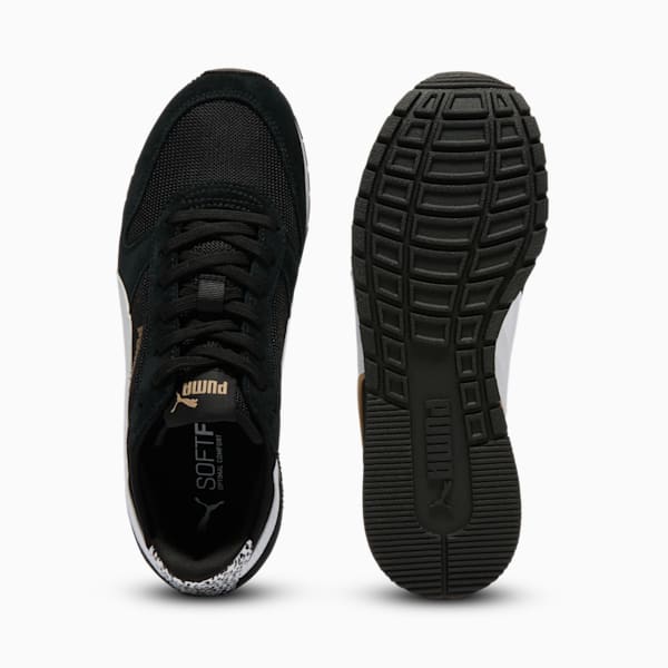 Tenis para mujer ST Miler Leo, PUMA Black-PUMA White, extralarge