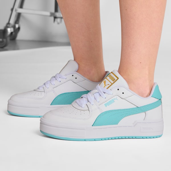 Tenis CA Pro Classic II para mujer, PUMA White-Safe Lake, extralarge