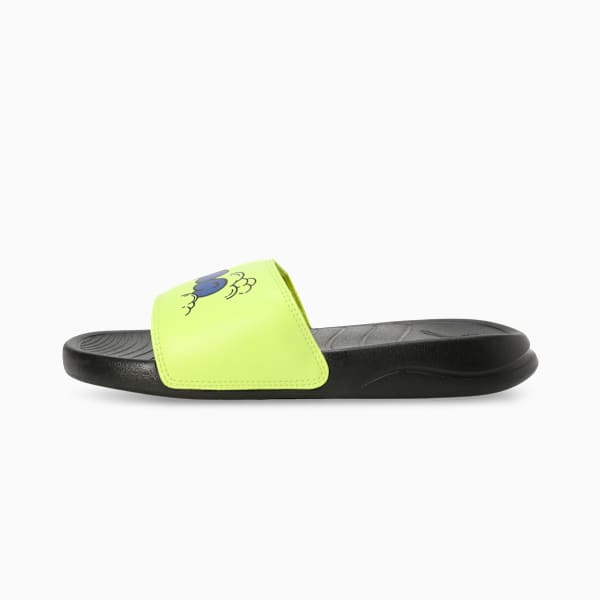 Popcat 20 V3 Kids' Soft Comfort Sandals, PUMA Black-Lavender Alert-Lemon Sherbert, extralarge-IND