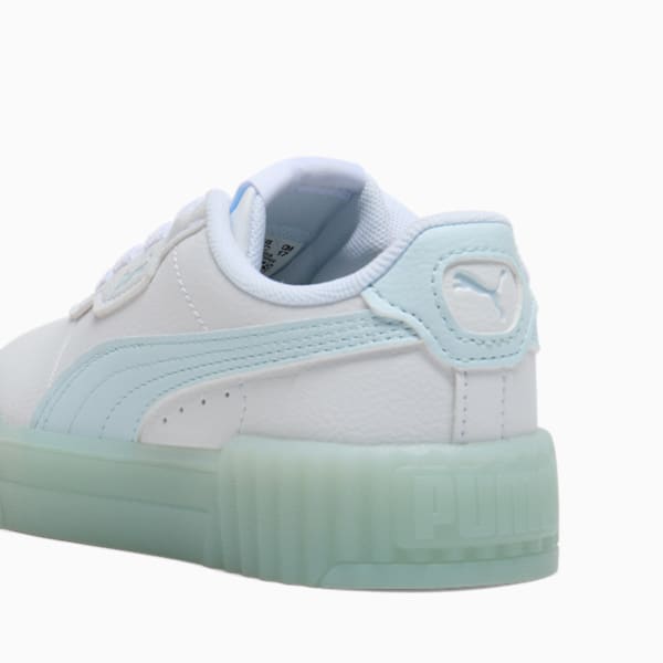 Tenis para niños pequeños Iced Carina 3.0, PUMA White-Icy Blue, extralarge