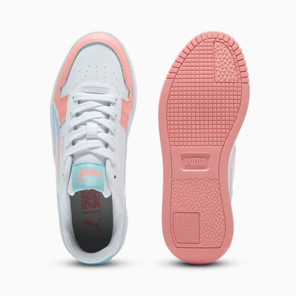 Carina Street Sparkle Big Kids' Sneakers, PUMA White-Pink Fruit-Safe Lake, extralarge