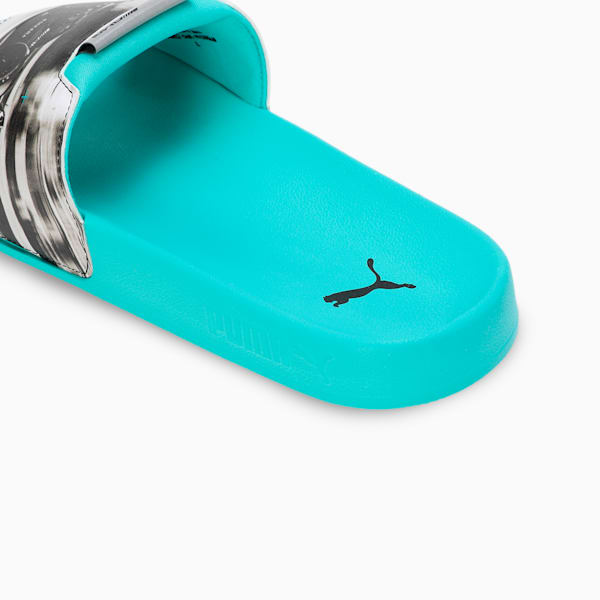 MAPF1 Leadcat 2.0 Graphic Slides, Sheen Green-Mercedes Team Silver, extralarge-IND