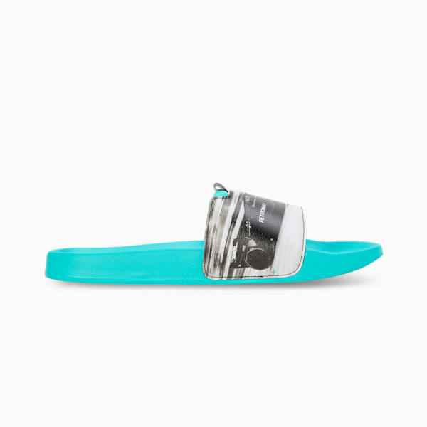 MAPF1 Leadcat 2.0 Graphic Slides, Sheen Green-Mercedes Team Silver, extralarge-IND
