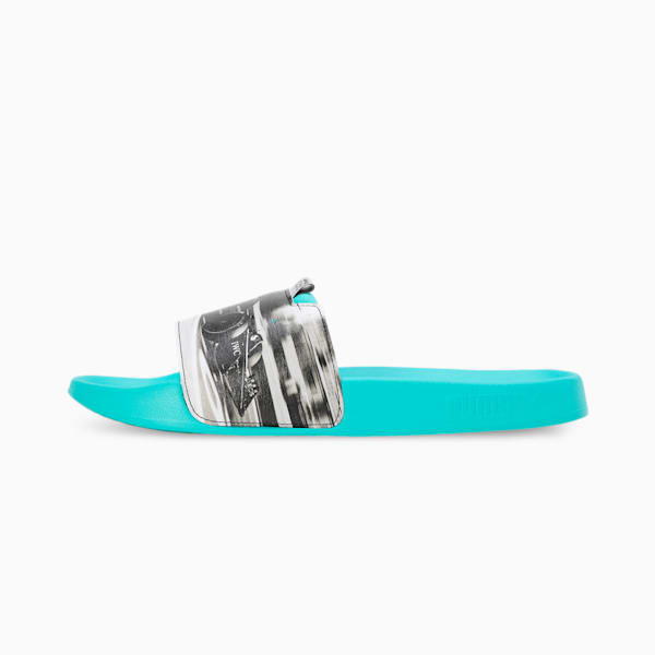 MAPF1 Leadcat 2.0 Graphic Slides, Sheen Green-Mercedes Team Silver, extralarge-IND