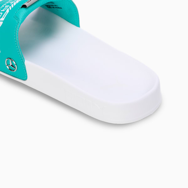 MAPF1 Leadcat 2.0 Logo Slides, Spectra Green-Puma White, extralarge-IND