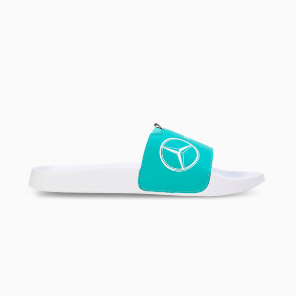 MAPF1 Leadcat 2.0 Logo Slides, Spectra Green-Puma White, extralarge-IND