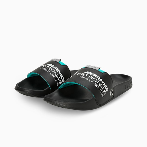 MAPF1 Leadcat 2.0 Logo Slides, Puma Black-Puma Black, extralarge-IND