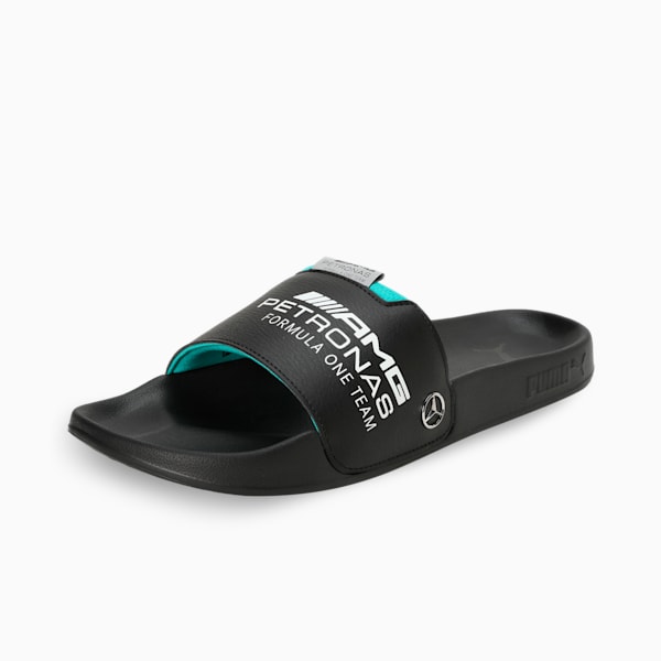 MAPF1 Leadcat 2.0 Logo Slides, Puma Black-Puma Black, extralarge-IND