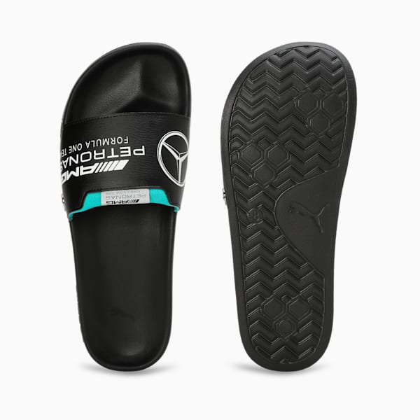 MAPF1 Leadcat 2.0 Logo Slides, Puma Black-Puma Black, extralarge-IND