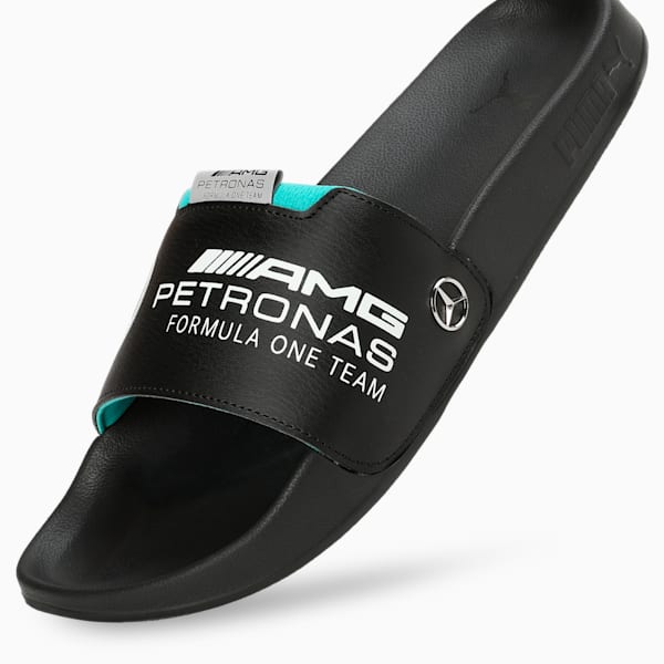 MAPF1 Leadcat 2.0 Logo Slides, Puma Black-Puma Black, extralarge-IND