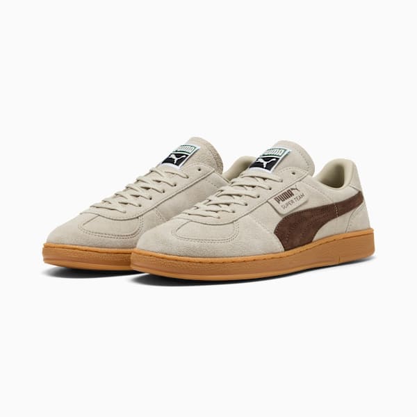 Super Team Sneakers Unisex, Desert Dust-Chestnut Brown-Gum, extralarge